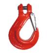 Clevis sling hook with safety latch CB/CBX