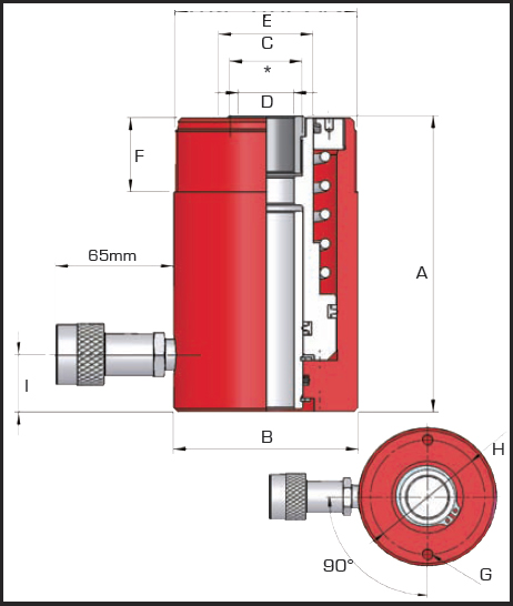 Details about   Hyson MOR-1X1.5 Manifold Cylinder  USIP 