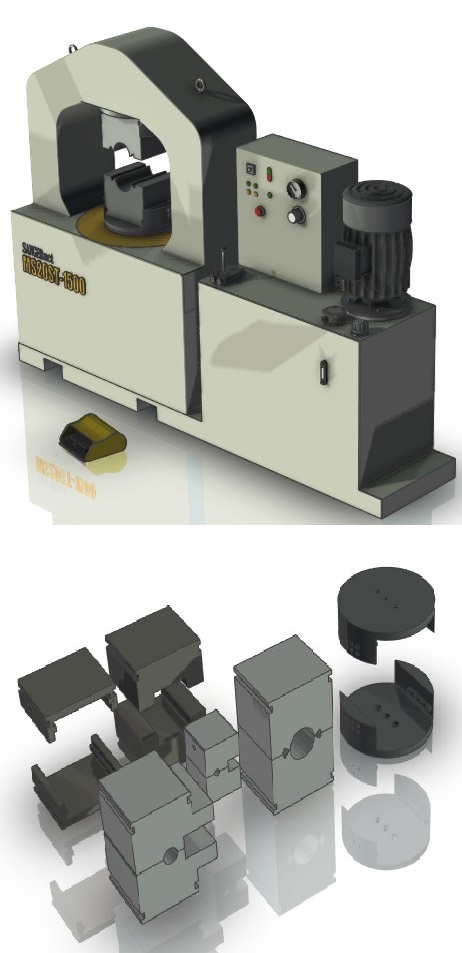 hydraulic wire rope press machine