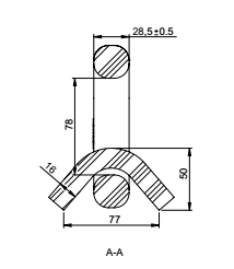 Zaczep półpierścieniowy typu D / D-Ring 67